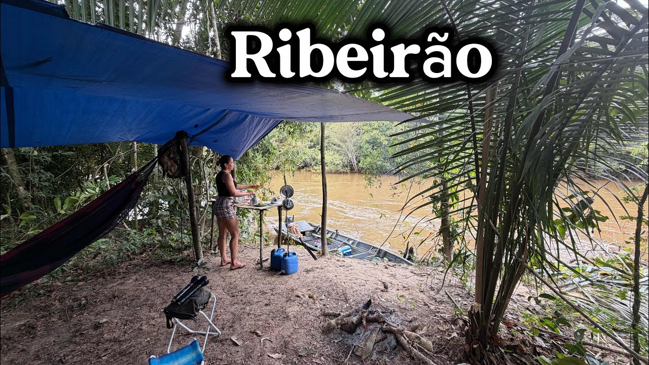 ⛺️🎣ACAMPAMENTO E PESCARIA NO RIO RIBEIRÃO uma grande aventura com MUITO PEIXES DIVERSÃO GARANTIDA