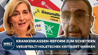 Krankenken-Reform Scharfe Kritik An Warkens Plänen Holetschek Sieht Verbesserungsbedarf