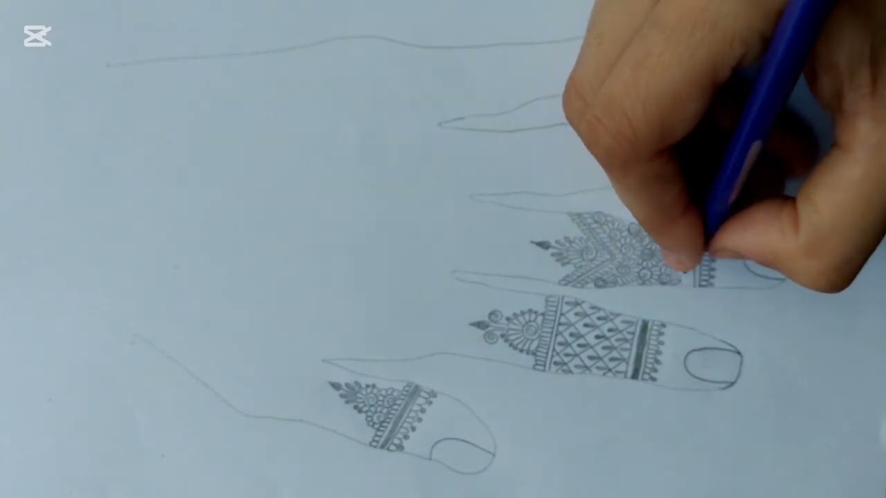 Simple Finger Mehndi Design | Stylish Ring Style Mehndi Design