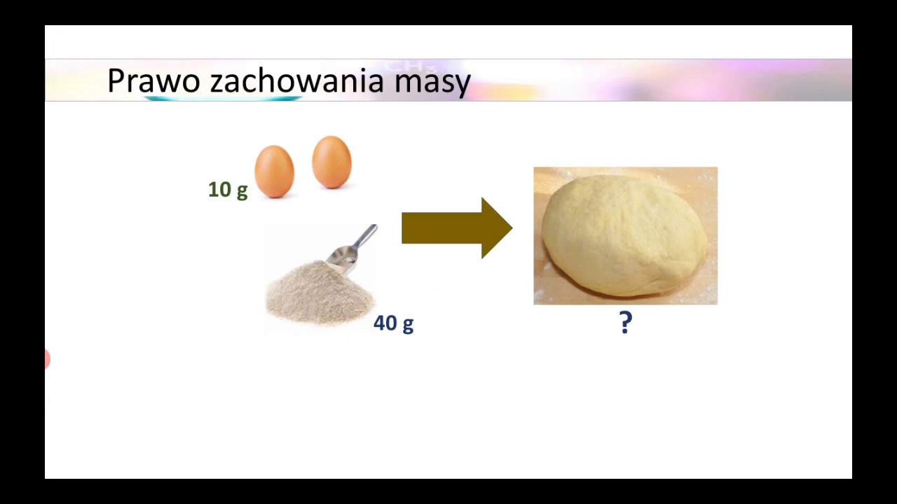 Prawo Zachowania Masy Gimnazjum Sprawdzian
