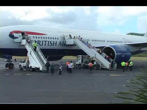 2nd Weekly British Airways Flight Arrives St. Kitts