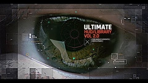 Ultimate HUD Library Digital Transitions/ Dron Interface/ Sci-fi and Technology/ Line