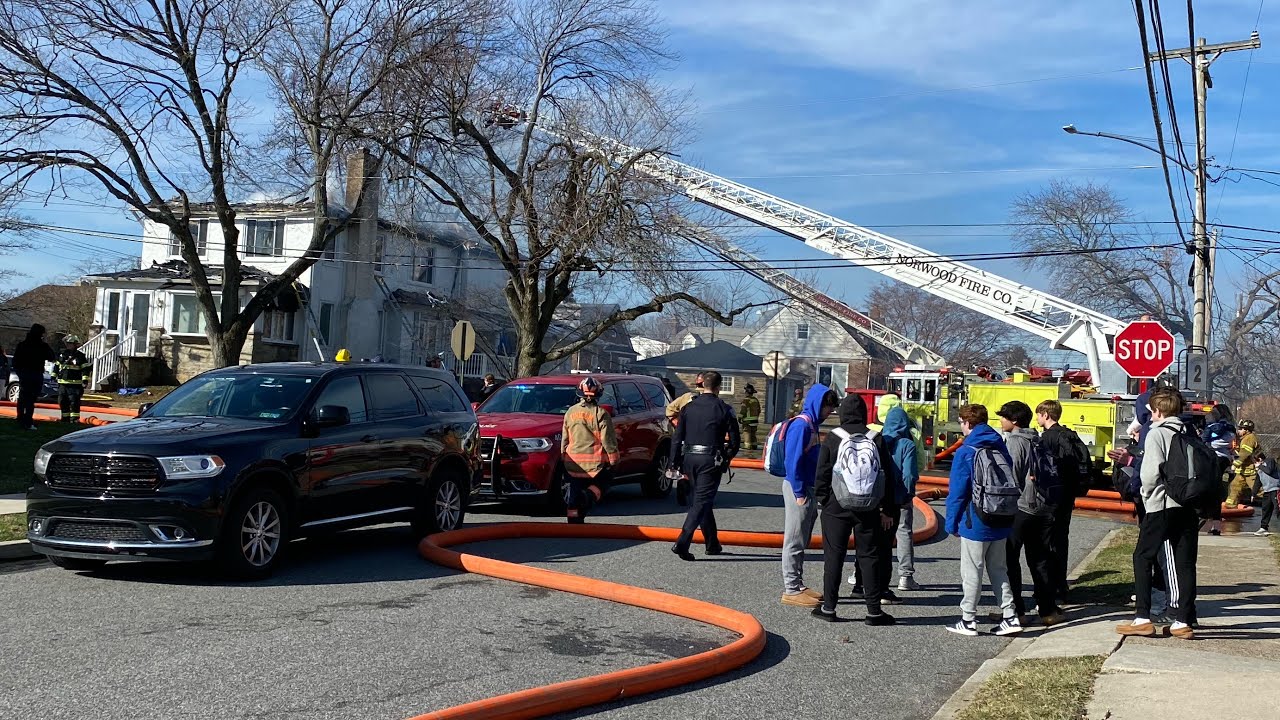 All Hands Working House Fire Gorsuch Street 1-19-22 | Ridley Township