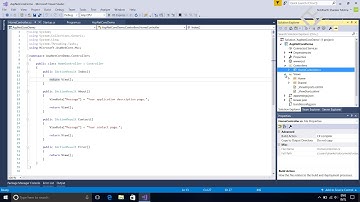 Asp net Core MVC  - 5 Creating web project and project structure part 2