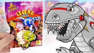 Опасные Игрушки Динозавры-Трансформеры Legend Of Animals Dino Animal Tech Новые Сюрпризы Сбабам 2023