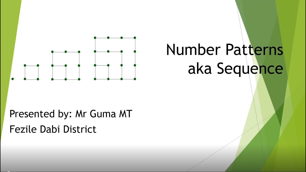 Gr 8 Lesson 12 20240502 Math Patterns - YouTube