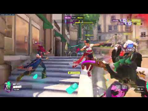 The air provides no safety (Console Overwatch 2 Genji Gameplay)