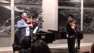 Famous Sean in masterclass with Ray Chen Wealth