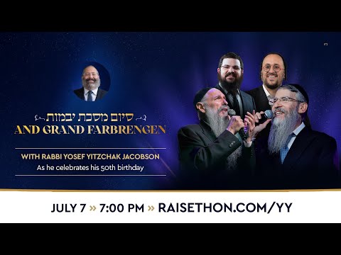 Grand Farbrengen Celebrating Rabbi YY Jacobson's 50th Birthday