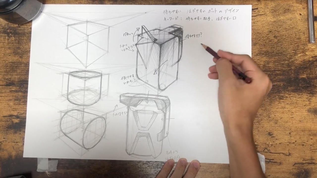 Product Design: Sketching class for prospective students by art