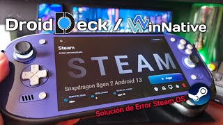 Cliente Steam OS en Android, Probando DroidDeck y WinNative, Solución de Error ✅ @CliconlineGaming 