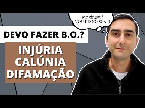 Vídeo: De onde veio a calúnia?