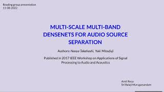 Famous Fellowship: Multi-scale Multi-band DenseNets for Audio Source Separation Net Worth