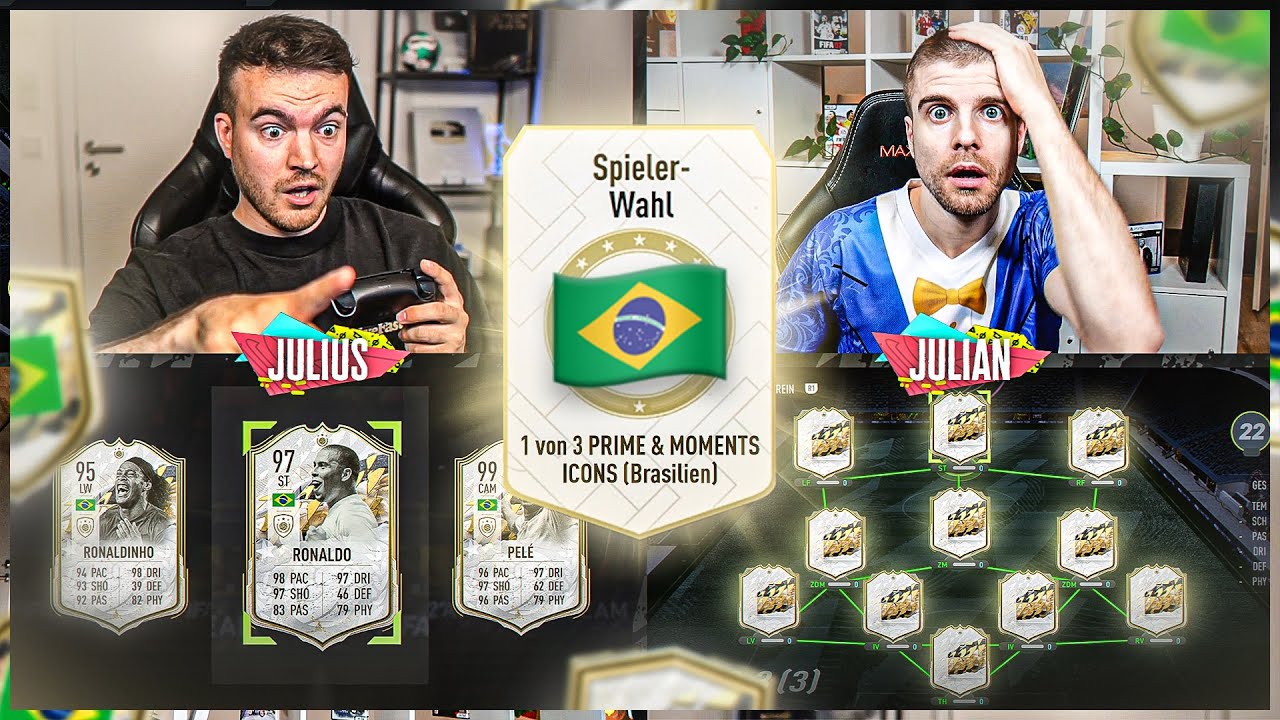 FIFA 22: RANDOM BRASILIEN ICON PLAYER PICK SQUAD BUILDER BATTLE 🤩🔥