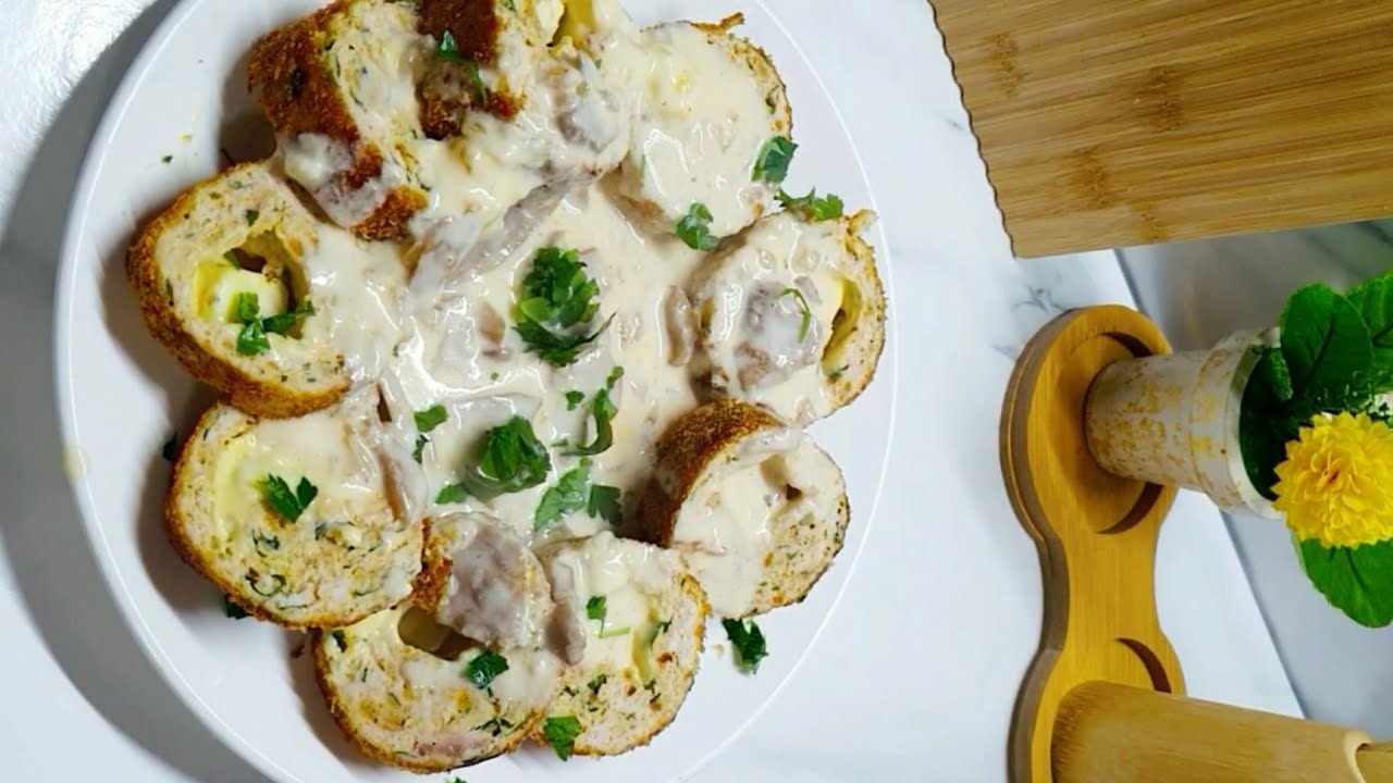 رولي الدجاج طري وبزاف بنين وصفة سهلة والنتيجة مبهرة 😋