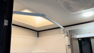 RV Shower Rod Review: Extend-A-Shower Rod Hinged Design