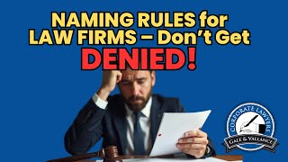 IT S NOT THAT EASY - Naming Requirements for Professional Law Corporations in California
