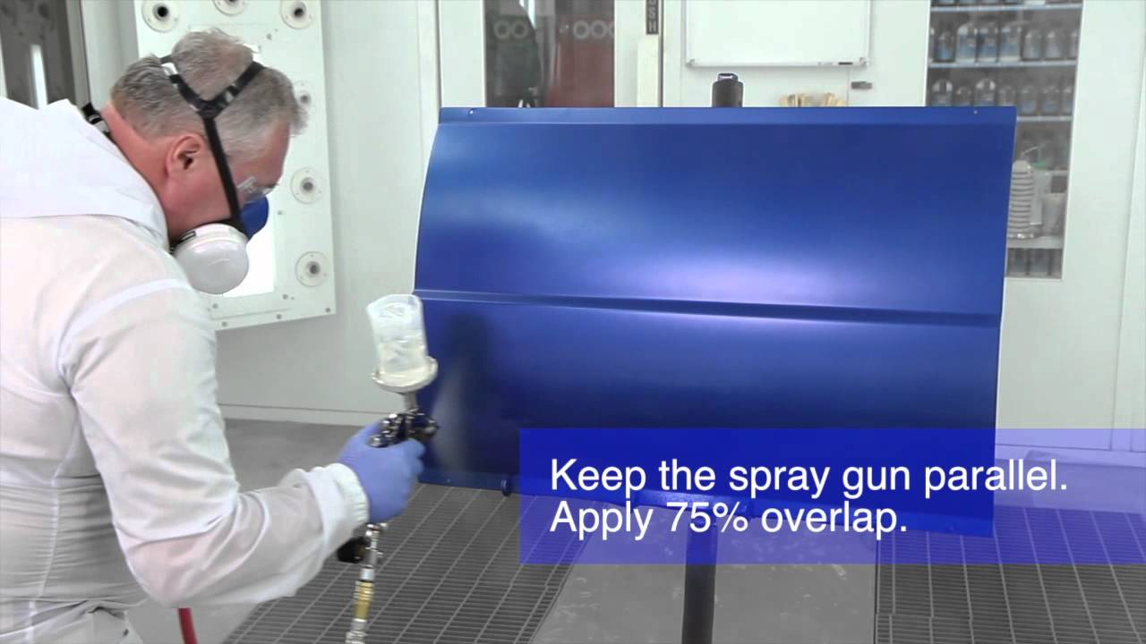 How To Spray Automotive Clear Coat Youtube