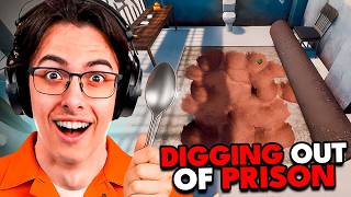 I'M DIGGING MY WAY OUT OF PRISON... (Prison Escape Simulator) screenshot 2