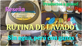 RUTINA DE LAVADO 🧼👚🩲/SIN AGUA💧/PRODUCTOS A GRANEL 💲RESEÑA LAVADORA DACE 💁‍♀️