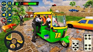 Mickey Reaches Labour to Garage By Uphill Tuk Tuk Driving Rickshaw 2021 || Level 13|| #Gameplay #06 screenshot 2