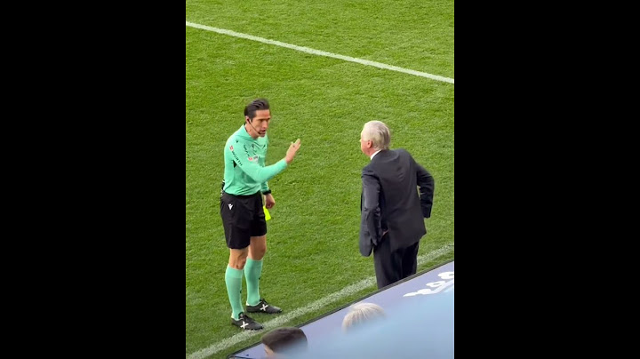 Osasuna 1-1 Real Madrid:HLV Carlo Ancelotti hỏi thăm sức khỏe ......... trọng tài.#realmadrid