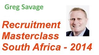 Greg Savage South African Masterclass