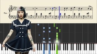 Video thumbnail of "Melanie Martinez - Carousel - Piano Tutorial + Sheets"