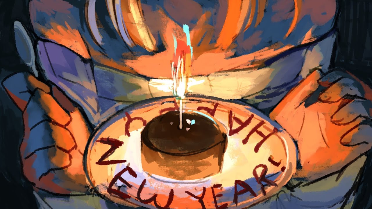 【 3DIO ASMR 】С Новым годом (съедаю целый торт и никому не делюсь).