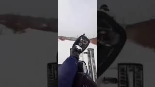 Stunt on snowskate | стант на снегокате
