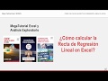 MegaTutorial BONUS Recta de Regresión Lineal