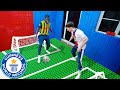 I Built World's First LEGO Indoor Football Pitch ($100,000)