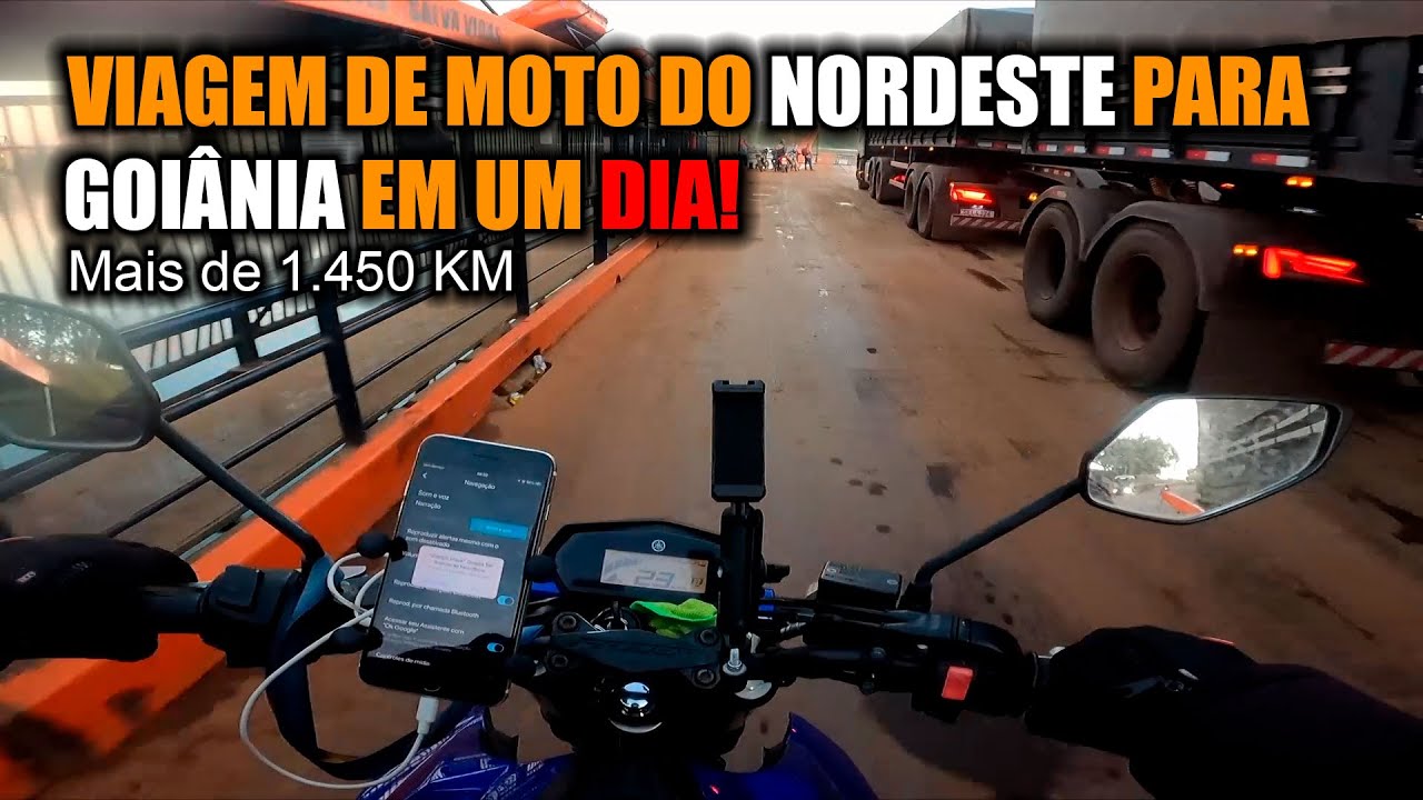 Viagem de Imperatriz (Nordeste) Para Goiânia Goiás de Moto - Voltando Para Casa