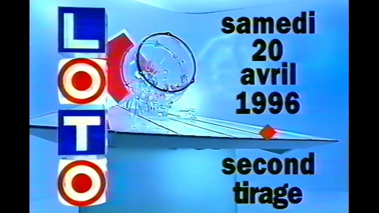France 2 - Loto, second tirage du 20 avril 1996, pub, bande-annonce