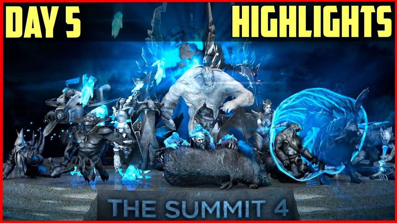 The Summit 4: Day 5 gameplay highlights DOTA 2