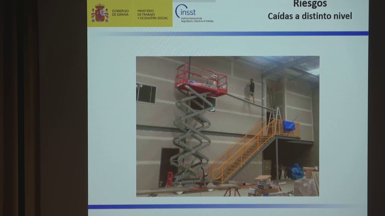 JORNADA TÉCNICA SEGURIDAD EN EL USO DE PLATAFORMAS ELEVADORAS MÓVILES ...