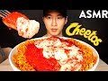 ASMR HOT CHEETOS CHICKEN PARMESAN & SPICY FIRE NOODLES (No Talking) COOKING & EATING SOUNDS