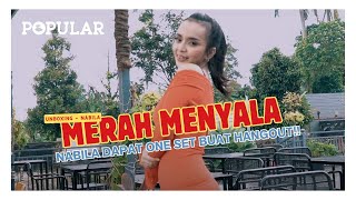 Merah Menyala Nabila Dapat One Set Buat Hangout  Unboxing  Nabila  Popular Indonesia