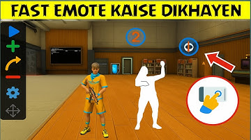 free fire me fast emote Kaise  😎 dikhayen || auto clicker app use how to use auto clicker apps
