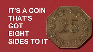 25 Cent Coin From Malta #numismatics #coins