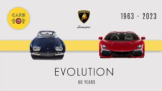 Lamborghini Evolution | Every Lamborghini Ever Made | Lamborghini All Cars | 1963 - 2023 | Cars 101 Every Lamborghini Ever Made