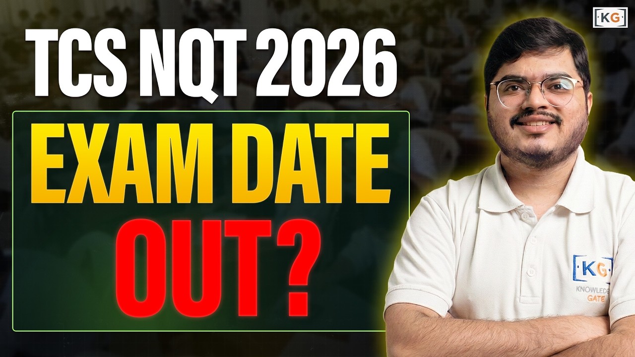 🚨 TCS NQT 2026 Exam Date Out | How to Check Your Exam Slot & Download Admit Card ?