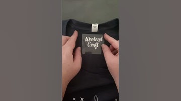 Using Your Scrap Iron-On Vinyl To Put Your Logo On The Inside Of Your T-Shirts!