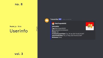 User Info — (Node.js / Discord.Eris) — No. 8