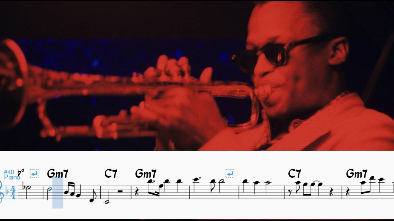 Bye Bye Blackbird Miles Davis Solo Transcription Youtube