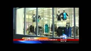 Forever 21 accused of creating clothes in "sweatshop like" conditions
