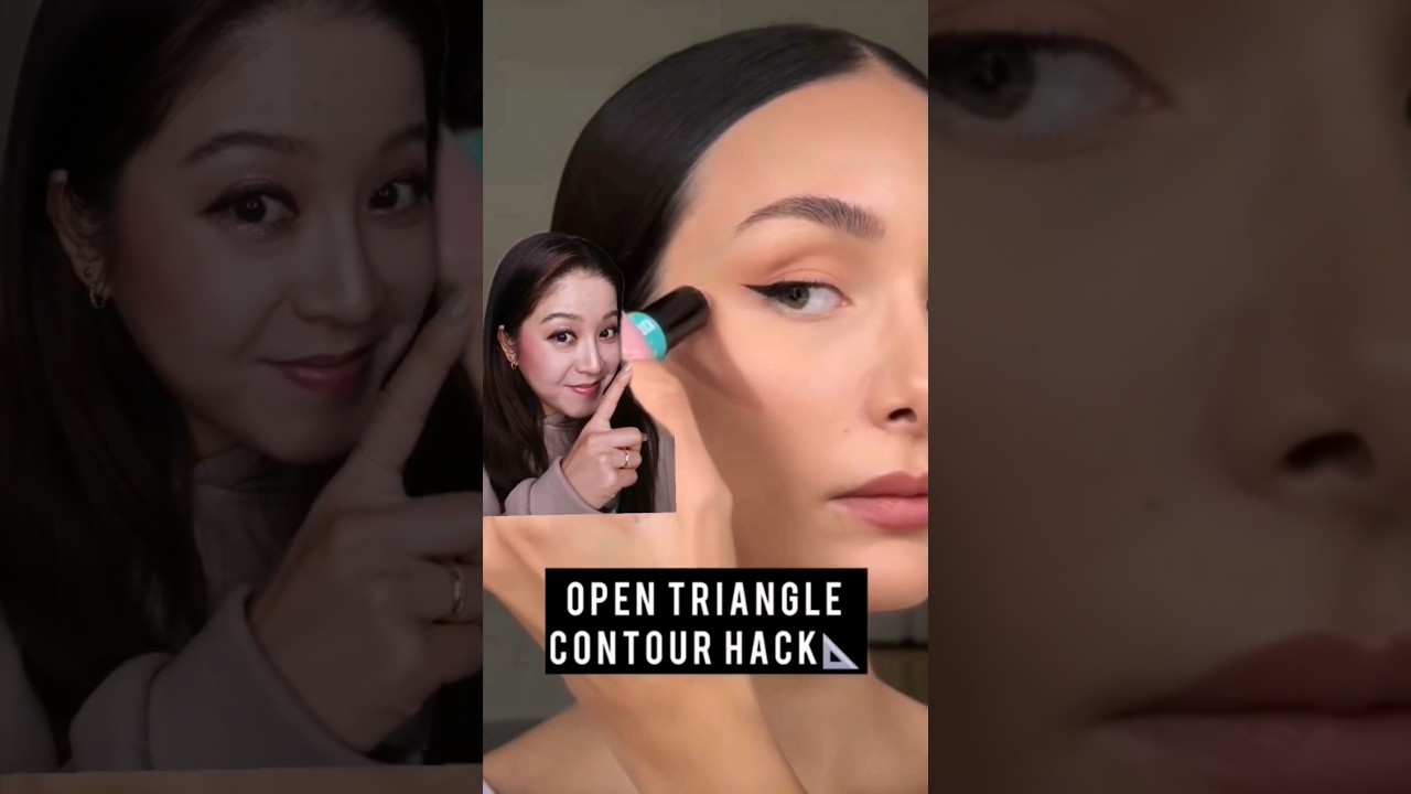 TRYING OUT THIS VIRAL CONTOUR HACK😧 What do you think? Subscribe👆 for more hacks