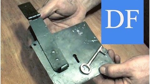 Blacksmithing Project - Trunk Lock 1