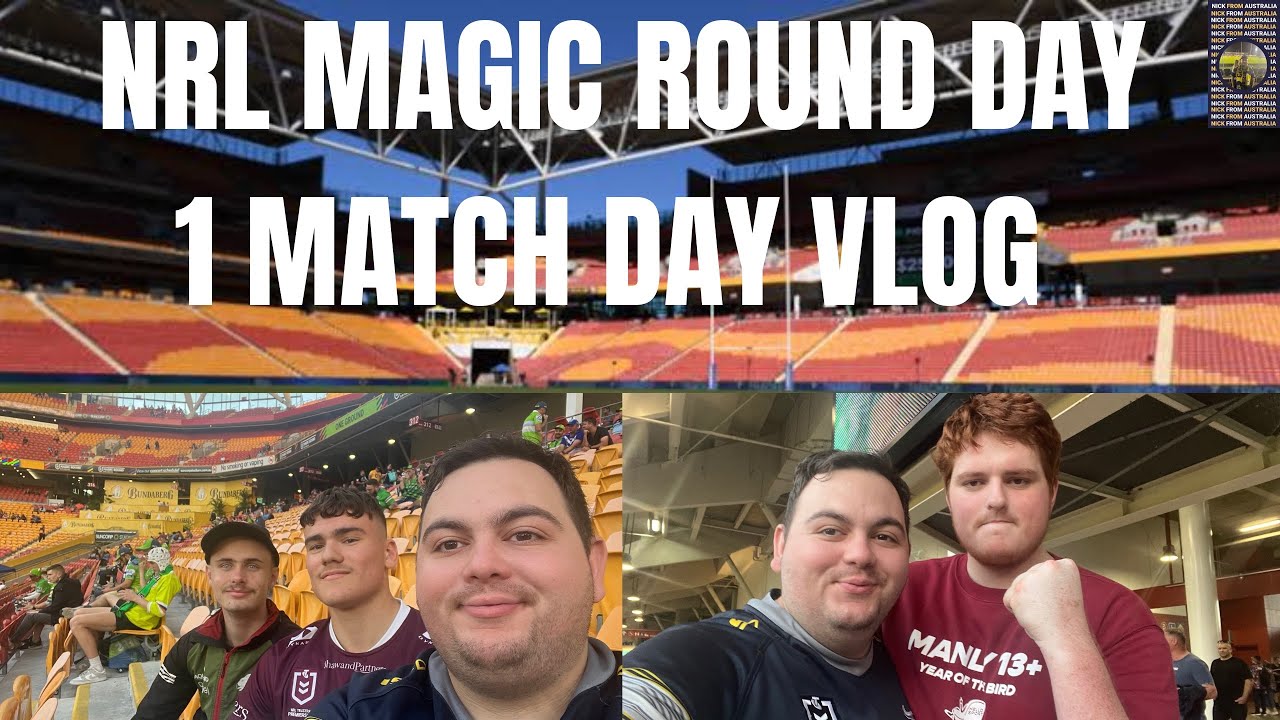 NRL MAGIC ROUND DAY 1 MATCH DAY VLOG 2023 - YouTube