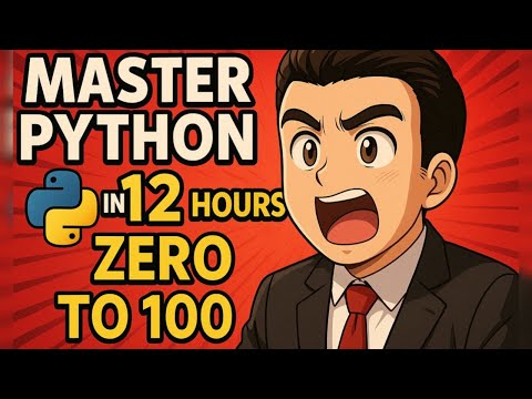 Master Python in 12 Hours - YouTube